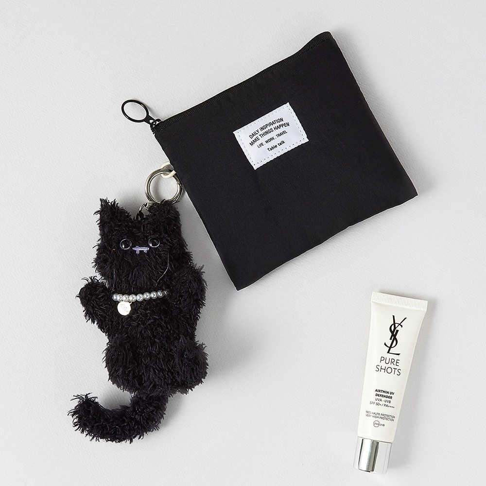 [국내제작] 부드럽고 폭신한 휴대용 화장품 다용도 미니 파우치 11,900원