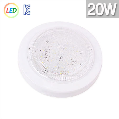 국산 LED 직부등 원형 20W 주광색 현관 베란다등 5,800원