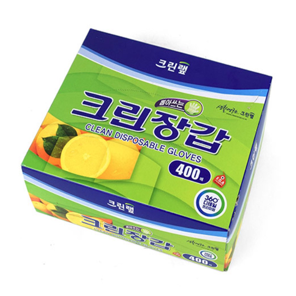 크린랩 크린장갑 50매/비닐장갑/위생장갑, 1개 17,300원