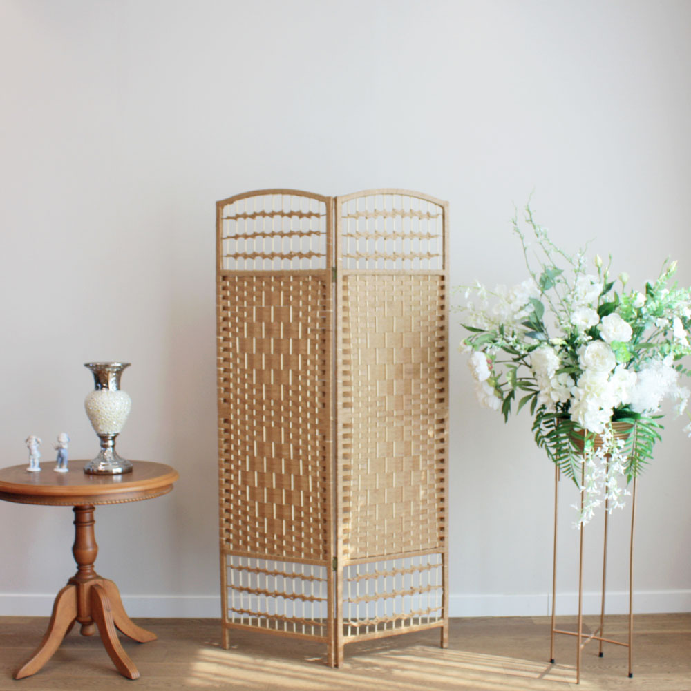 리빙엔터 인테리어파티션 라탄파티션 칸막이 가리개 가림막 병풍 공간분리 자바라칸막이, 2단중형80x150cm브라운 34,900원