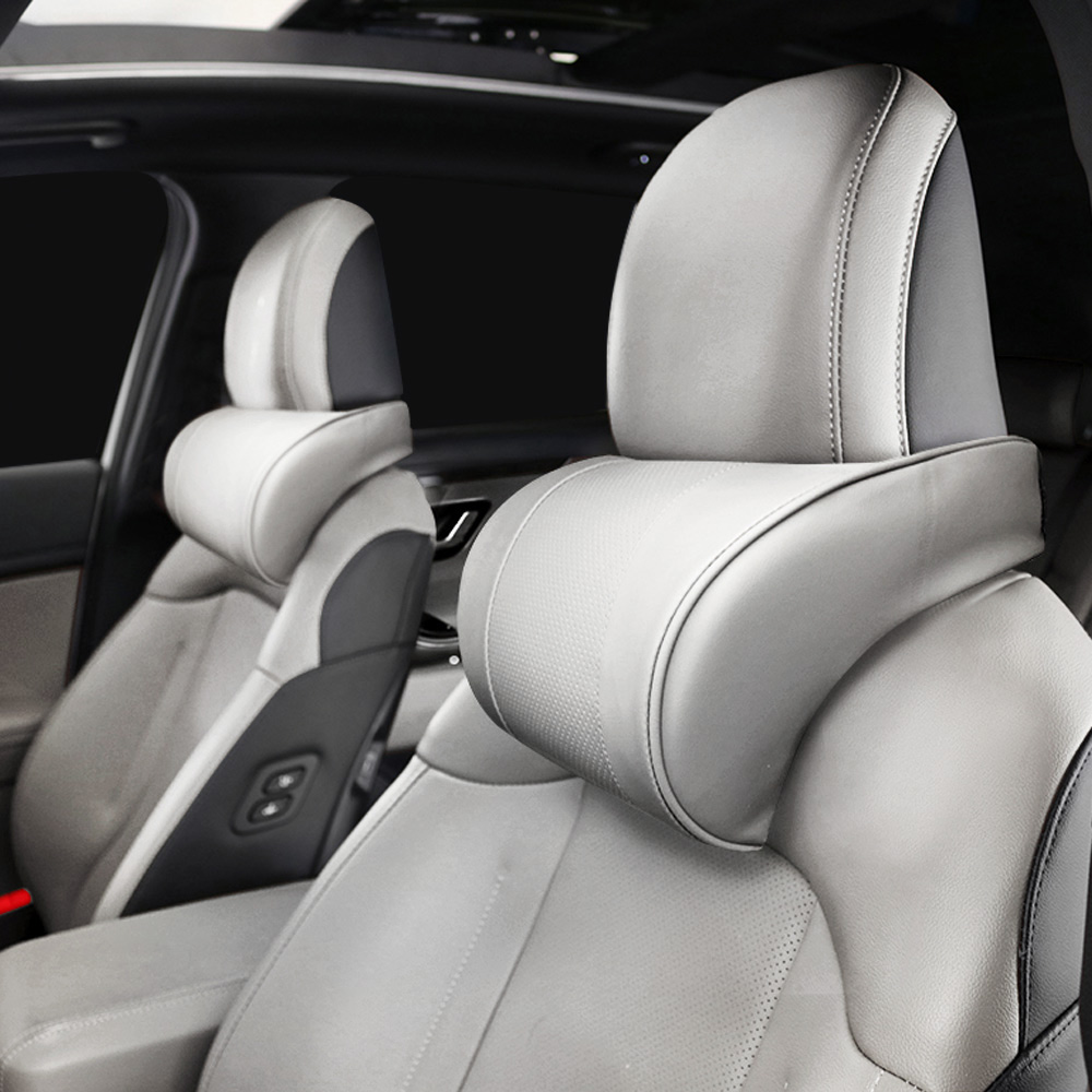 지엠지모터스 리얼넥 차량용 목쿠션 가죽 메모리폼, 미스티그레이, 2개 27,300원