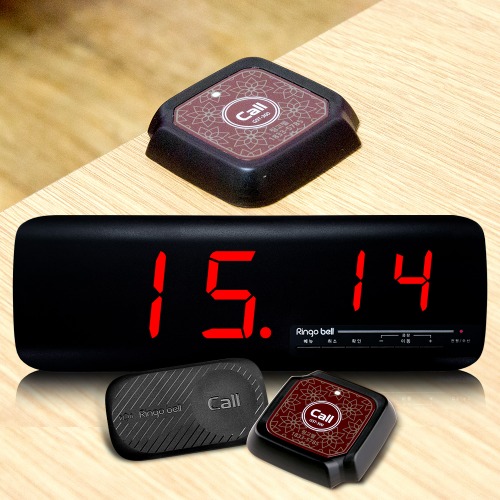 [링고벨] 식당 무선 호출벨 테이블 호출벨 콜벨 GST-10N 단품 로고스티커 제작 가능, 1개 76,000원