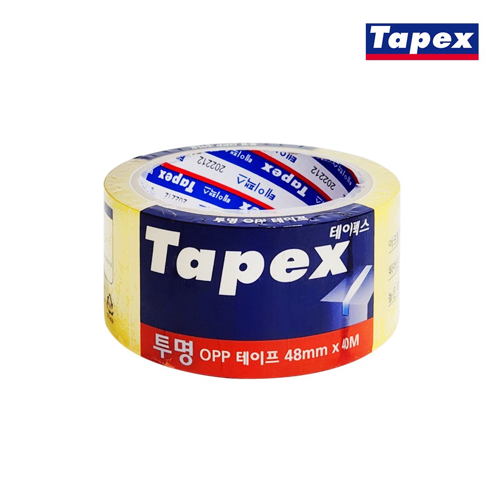 테이팩스 OPP 테이프 48mm x 40M 투명 박스테이프 900원