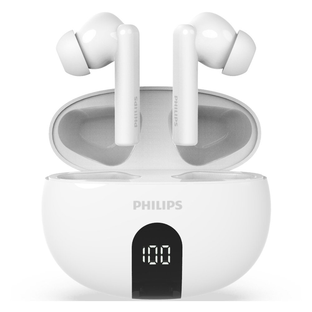 필립스 액티브 노이즈 캔슬링 ANC 블루투스 이어폰, TAT3559, 화이트, 20시간, TAT3559, 화이트, 현재가 29,900원