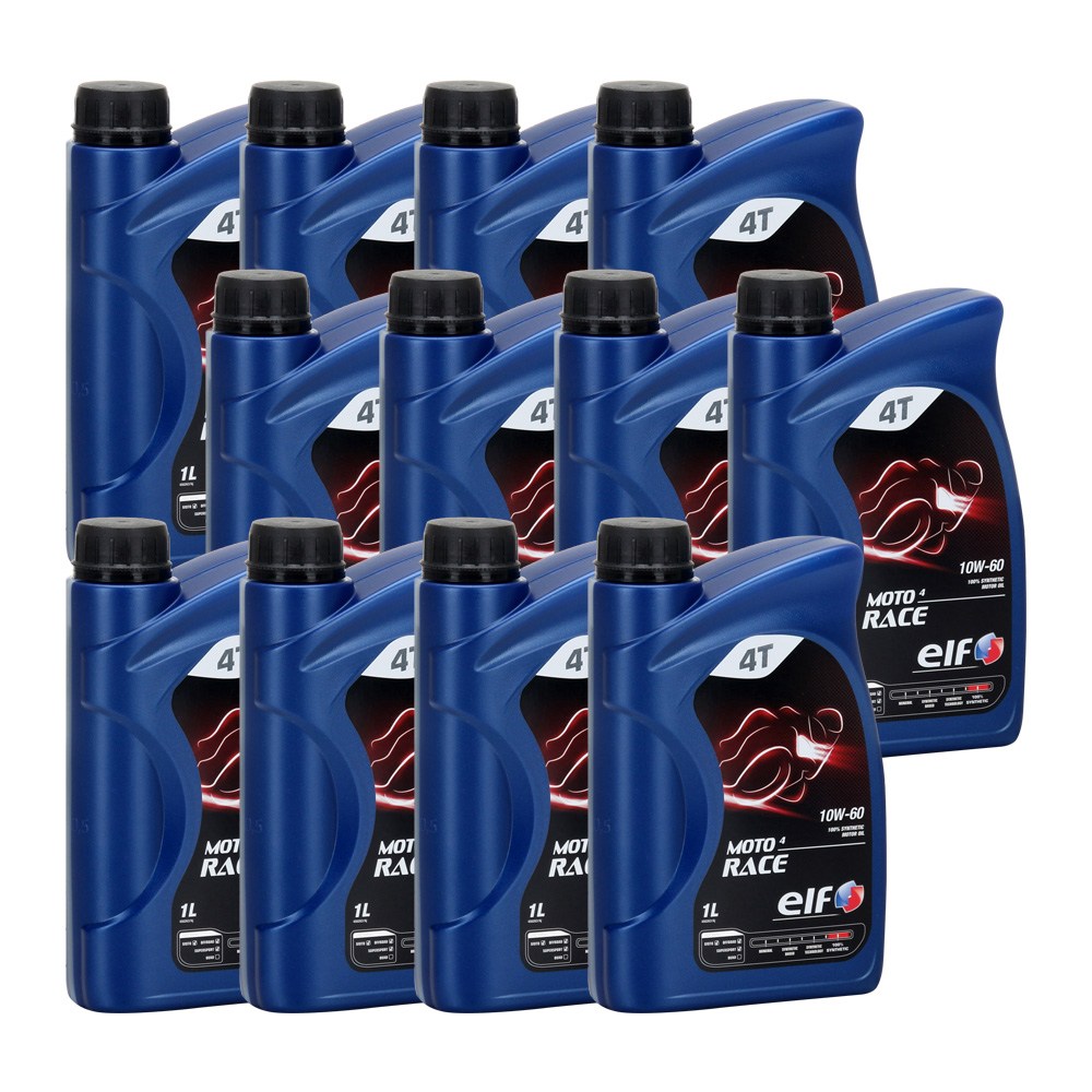 엘프 오토바이 엔진오일 합성유 모토4 레이스 10W-60 정식수입 12통 1박스 260,460원
