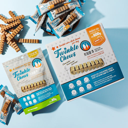 트윙클츄 덴탈케어스틱 디스펜서 강아지 덴탈껌 박스형 32,800원