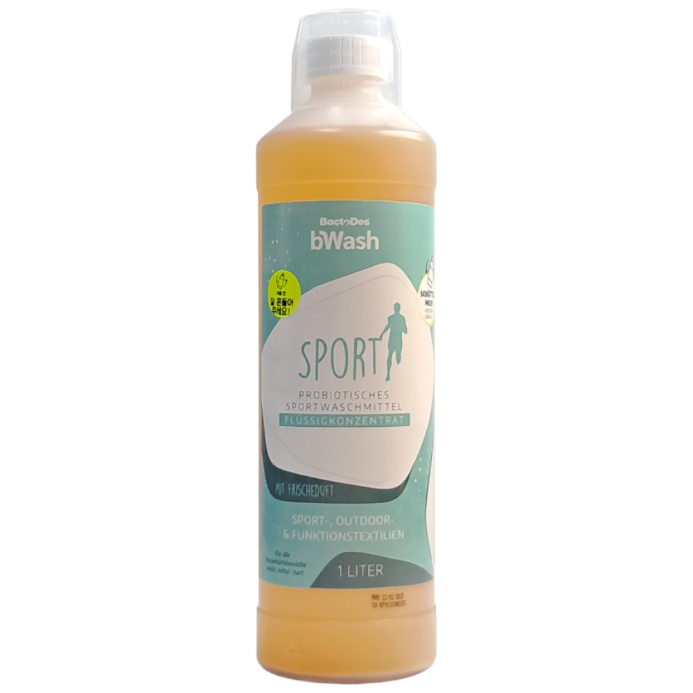 박토데스 비워시(bWash) 스포츠세탁세제 1L 운동복 요가복 레깅스 속옷 땀냄새제거 프로바이오틱스세제, 1개, 1L 32,000원