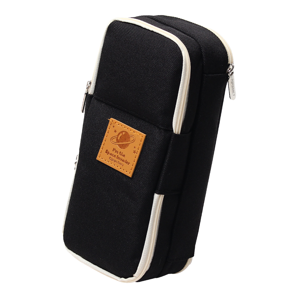 포포팬시 스페이스 3단 펜 파우치, 블랙, 1개 9,000원