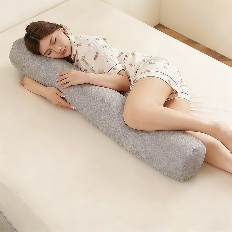 Niftynest 롱쿠션 바디필로우 쿨링감 롱배게 여름 쿨링 긴베개 긴쿠션베개 통기성 발톱 방지 안고자는 긴베개 일자형(솜포함), 그레이 23,900원