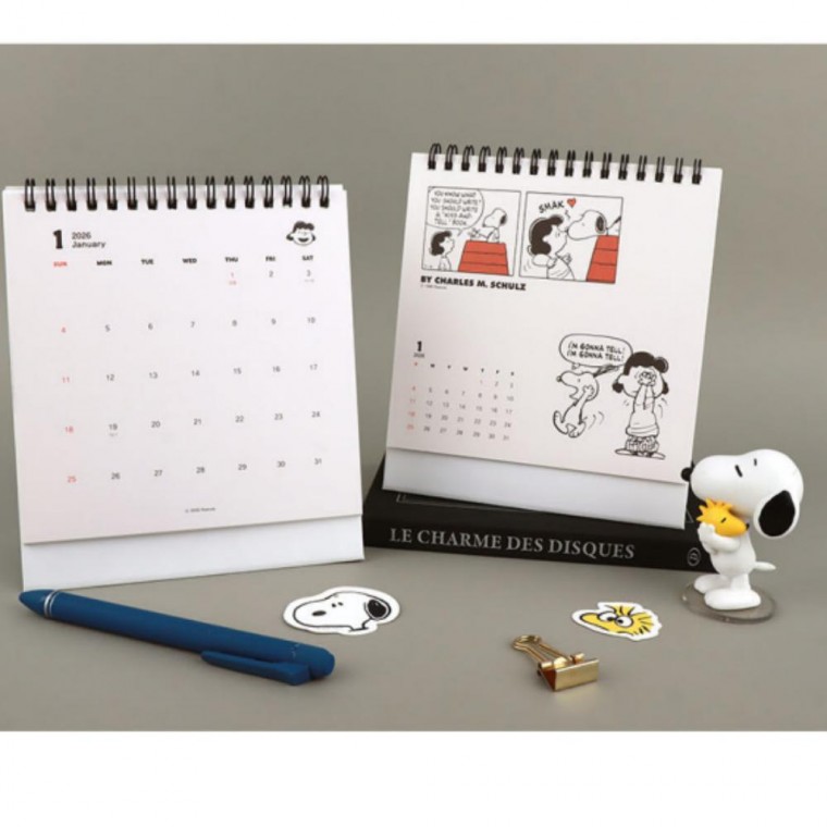 피너츠 2026 클래식 스퀘어 캘린더 탁상달력 2026년 스케줄러 10,200원