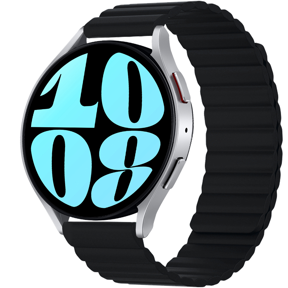 아이몰 갤럭시워치 실리콘 마그네틱 스트랩, 블랙, 1개 17,400원