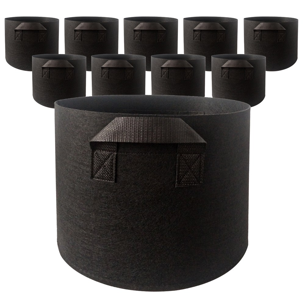 부직포 화분(묶음) 숨쉬는화분 다용도 친환경 실내 베란다 텃밭 대형화분, 블랙 47,800원