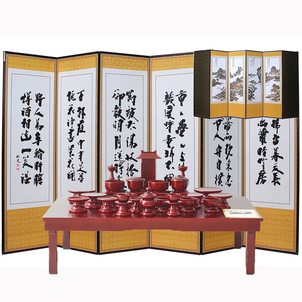 조은세상 제수용품 세트1 병풍 제기세트 교자상 제사 성묘 차례 469,000원