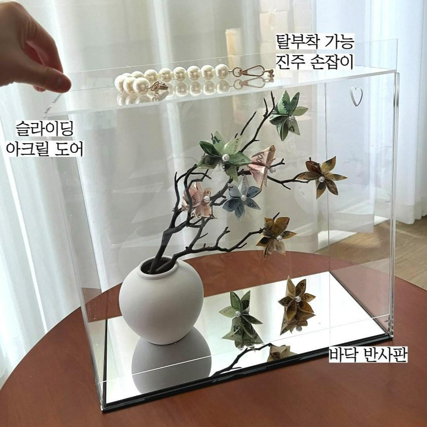 금전수 DIY 돈나무 어버이날 용돈박스 환갑이벤트 돈꽃 용돈이벤트 달항아리, 1개, 화이트 59,900원