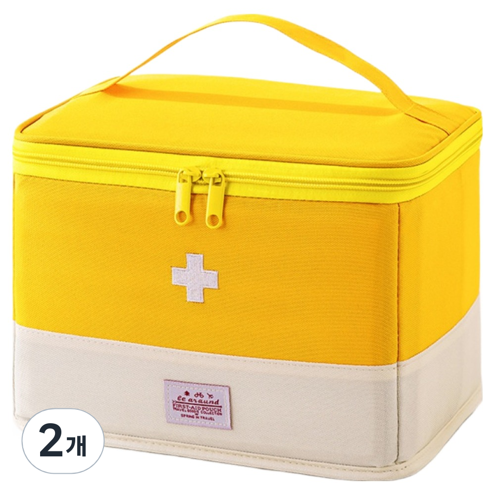 소담몰 응급 여행용 구급 파우치 옐로 XXL 26.5 x 19.5 x 19.5 cm 26,190원