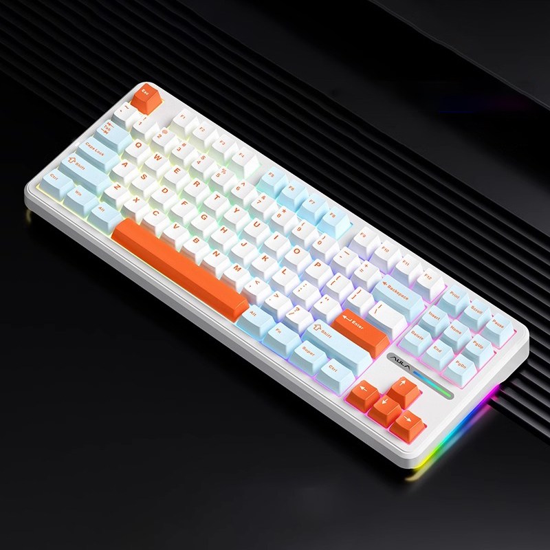 [HL샵]AULA 독거미 F87 Pro 기계식키보드 3모드 무선 유선 블루투스 커스텀 게이밍 전용 키보드 51,500원