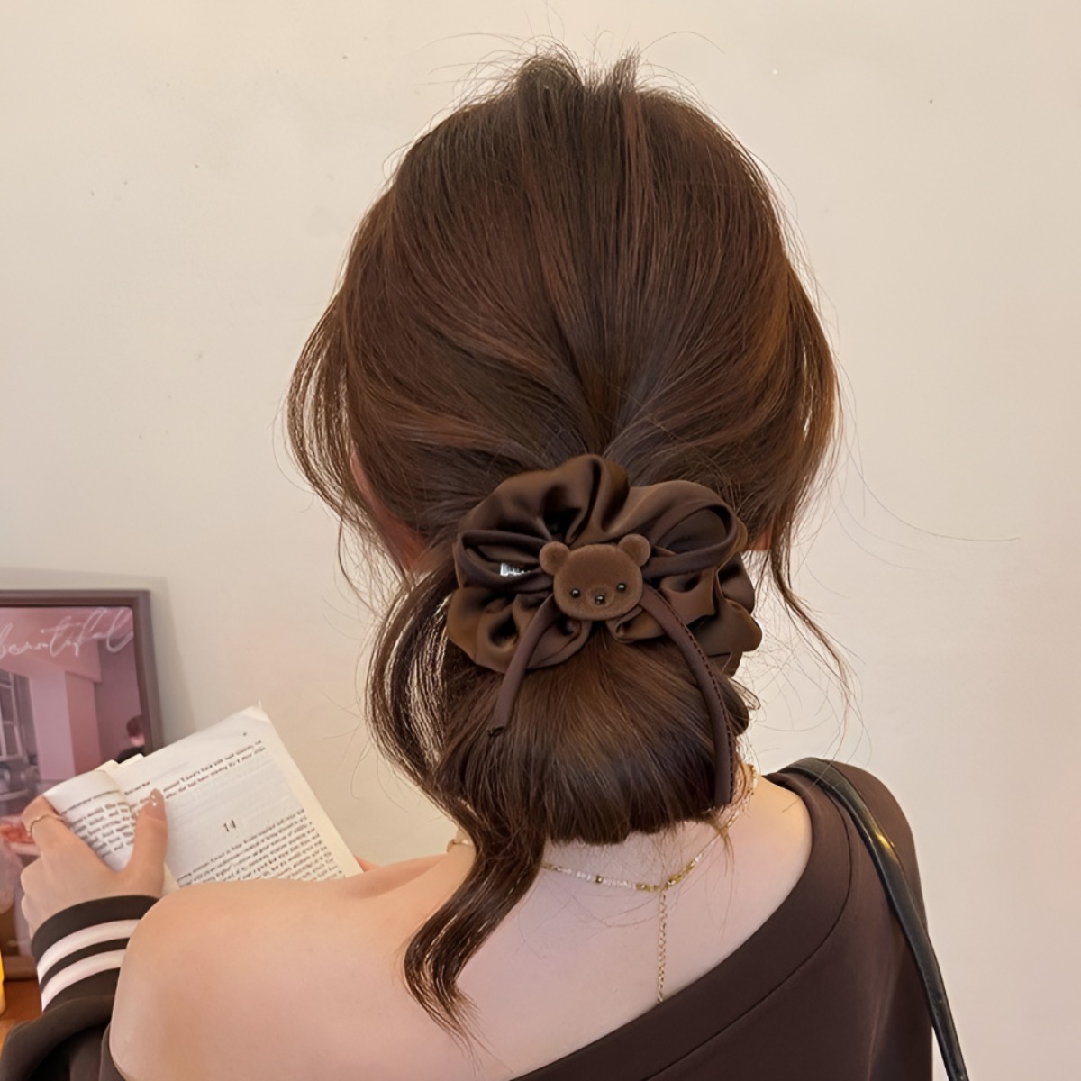 COCOMONSTER 프리미엄 나일론 리본 곱창 헤어끈 똥머리 머리끈 15,000원