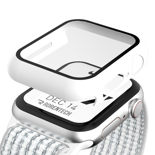 로랜텍 애플워치 호환 풀커버 강화유리 액정보호 케이스, 화이트, 1개 6,900원