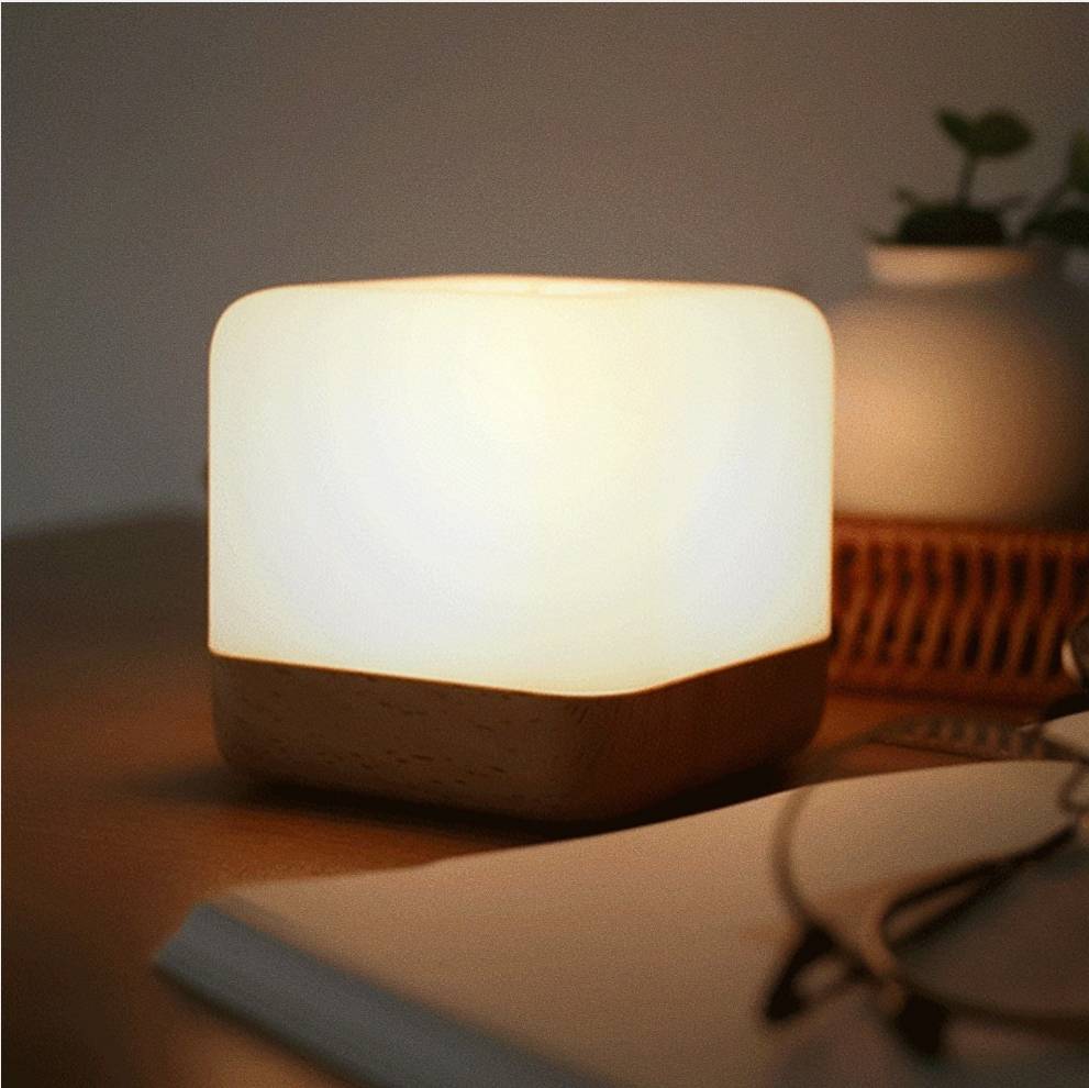 신생아 수유 취침 무드등 원목 큐브 조명 플립 타이머 수면 타이머 아기 밤 조명 수유 조명 22,400원