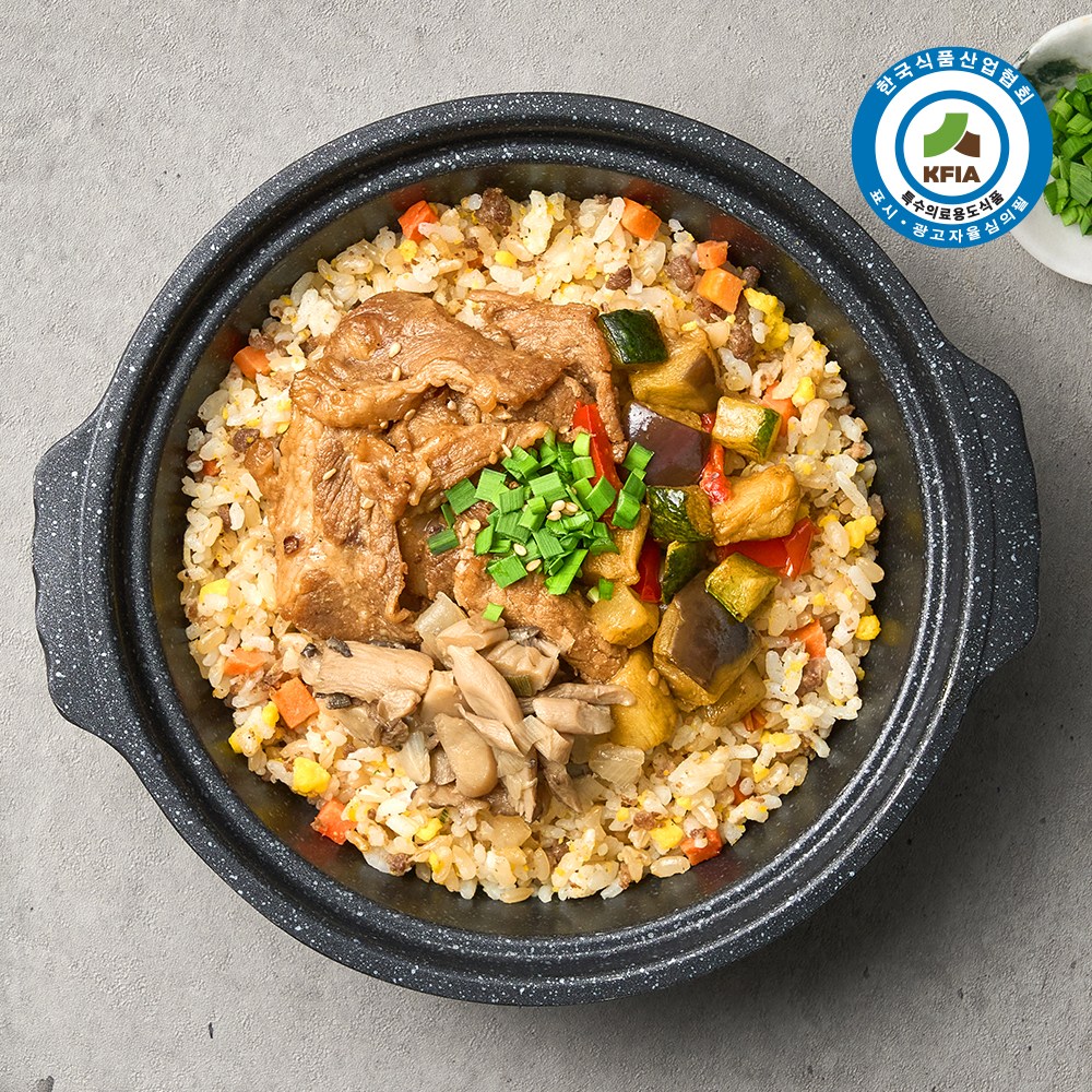 굿스푼 저당 당뇨식단 양많은 고기 덮밥 버섯고기소보로 솥밥 도시락 당뇨전단계 임당식단 당관리식단 배달, 4개, 315g 28,900원