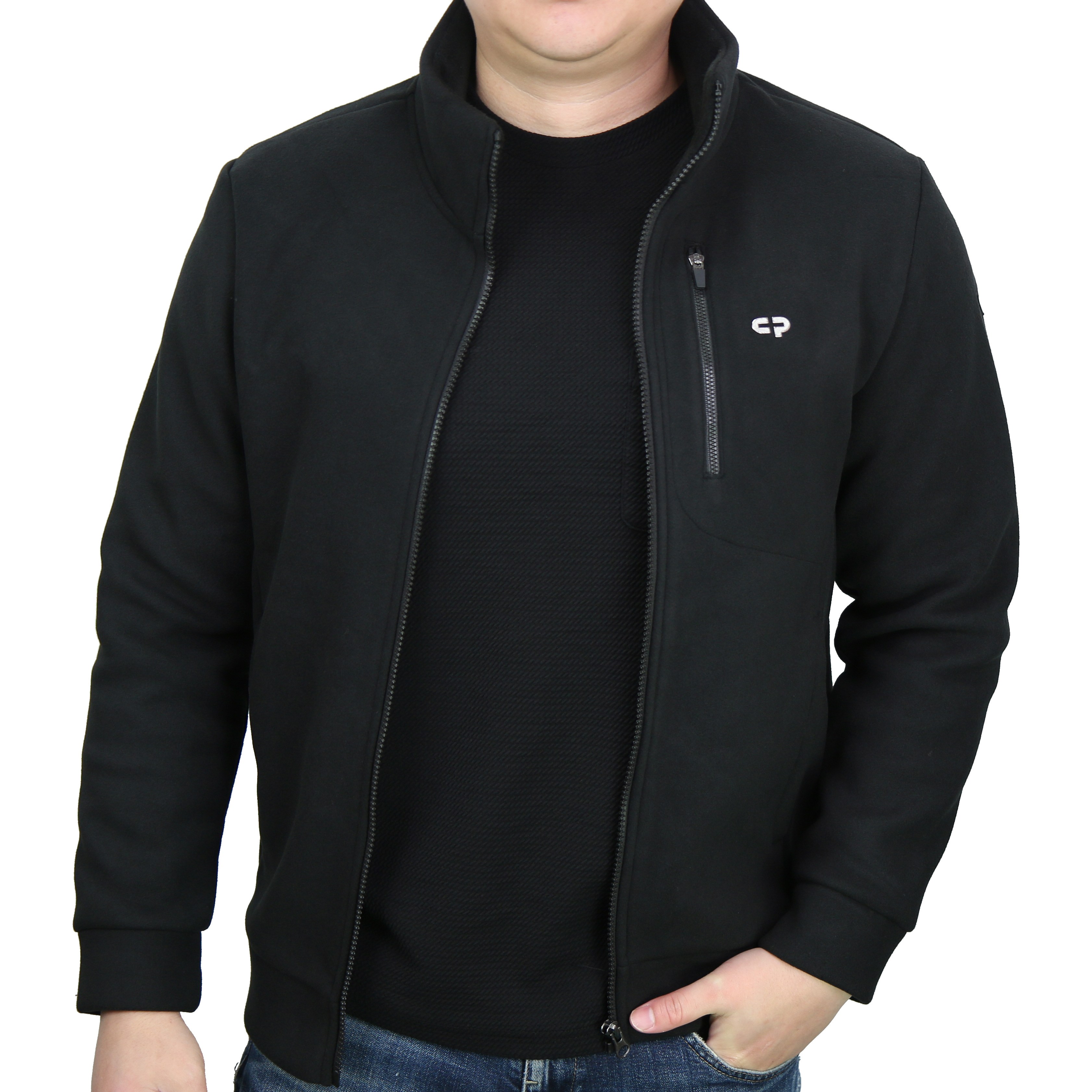 센터폴 남성 가벼운 기모 하이넥 집업 슬림핏 겨울 자켓 데일리아우터 39,900원