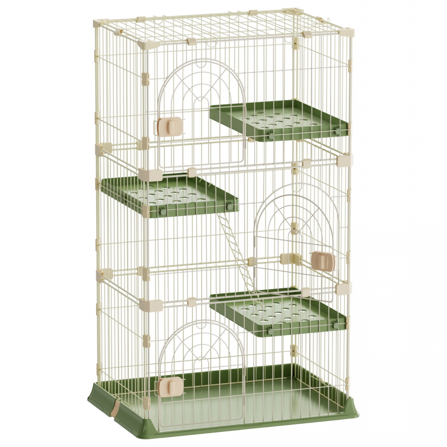 Homall 반려동물 케이지 고양이 철장 대형 캣타워, 1개, 그린 86,800원