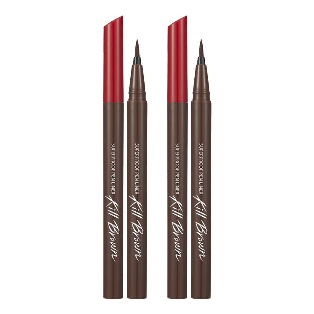 [1+1] 클리오 수퍼프루프 펜라이너, 03카카오브라운1개,03카카오브라운1개, 1개 18,900원