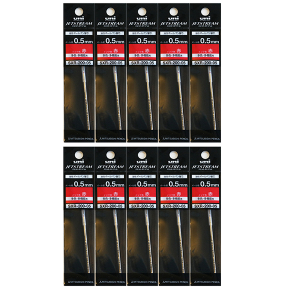제트스트림 유니 프라임 볼펜 전용 리필심 SXR-200 0.5mm, 레드, 10개 17,830원