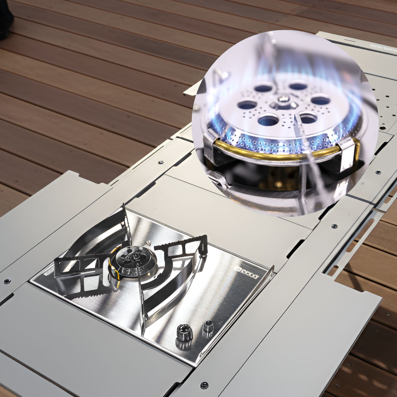 네츄럴캠프 캠핑용 IGT 버너 원버너플레이트 파워플레이트 스토프 캠핑테이블, 실버, 1개 127,000원