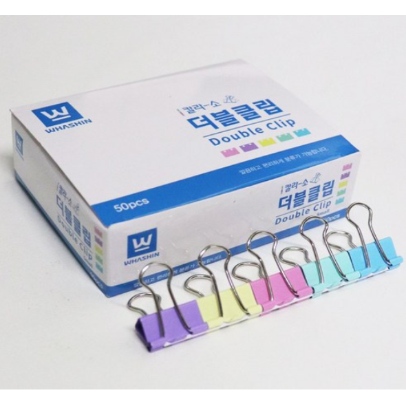 화신 더블클립50개입 소 2,400원