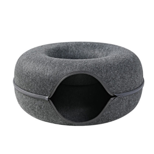 고양이 도넛 숨숨집 터널 하우스, 다크그레이, 1개 14,970원