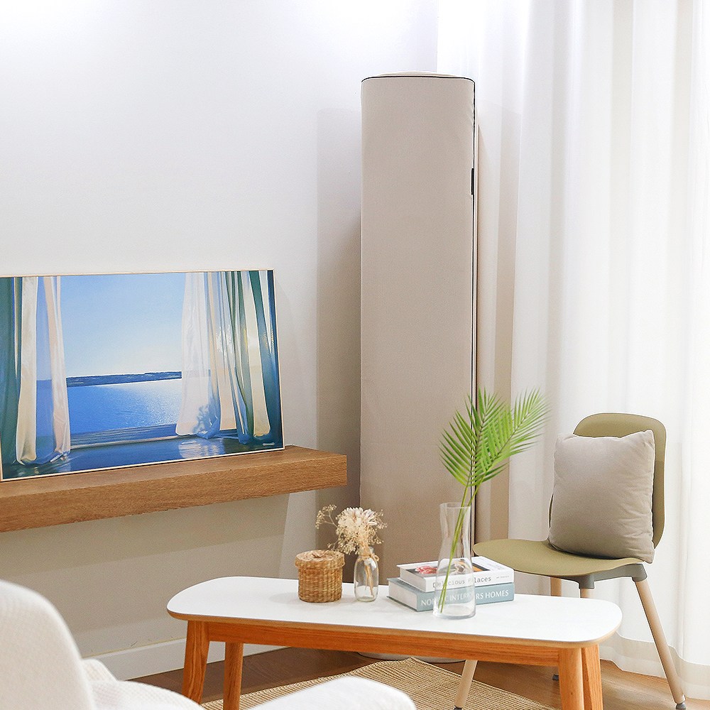 더블샵 인테리어 에어컨커버 스탠드형, 베이지 31,500원