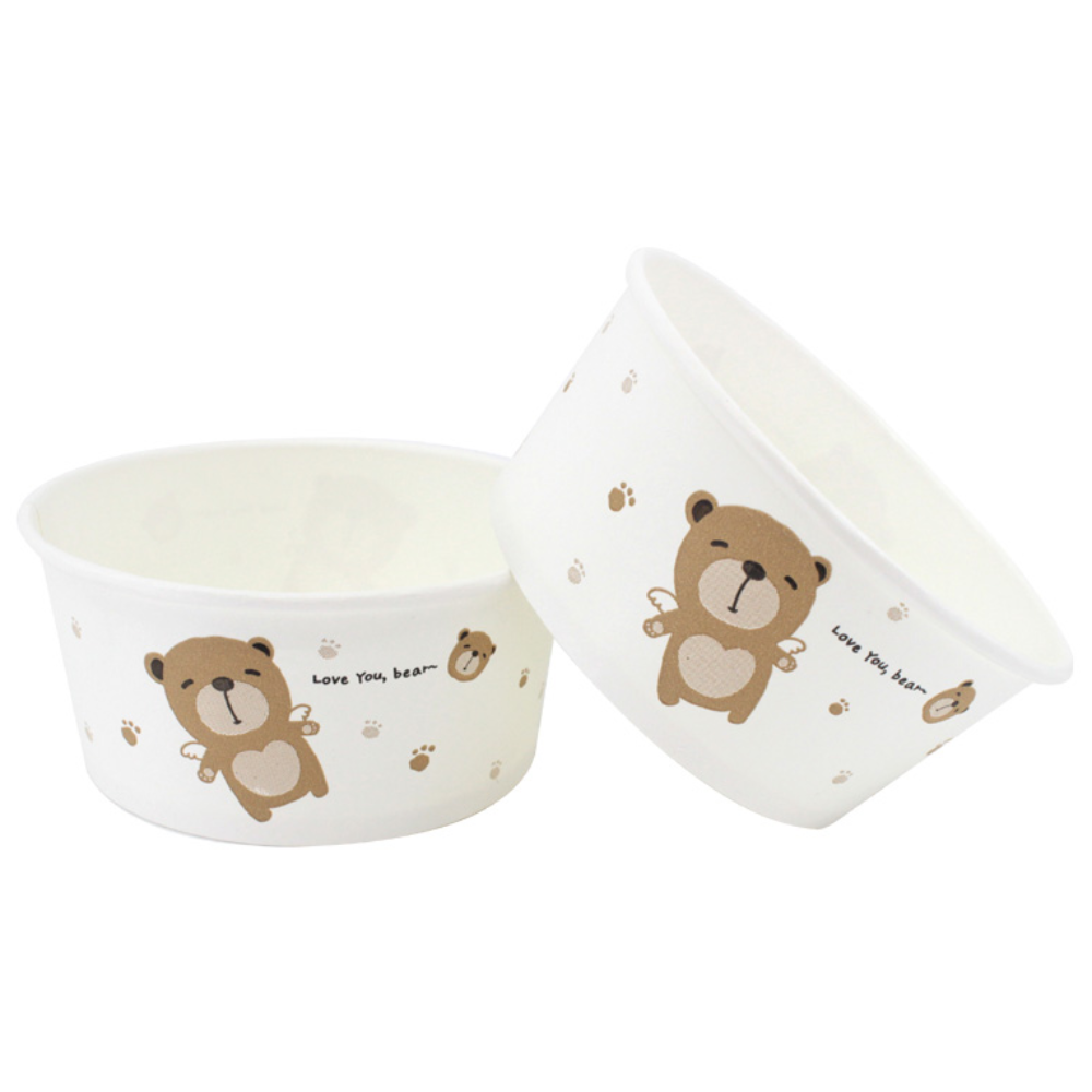 프리몰 곰돌이 520cc 종이그릇 1000개 밥그릇 국그릇 일회용종이용기 라면용기 114,000원