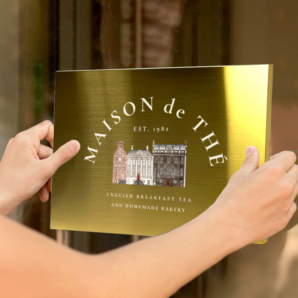 스테인리스 미니간판 소형 회사 스텐 사무실 현판 카페 문패 62,900원