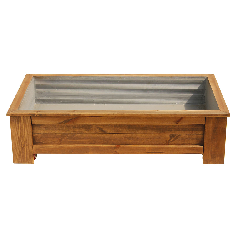 포그미 실내용 플랜트박스 원목 대형 화분(바퀴부착) 실내조경 200,000원