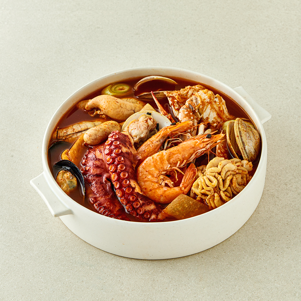 [로켓프레시] 바다자리 해물가득 문어해물탕 밀키트, 1kg, 1개 21,400원