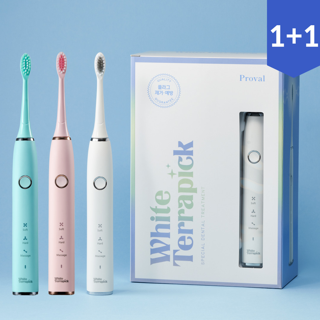 프로벨 음파전동칫솔 저자극 저소음 무선 3단계모드 +칫솔모2개+프로벨본사보증서 89,640원