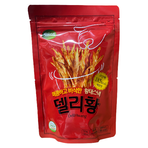 바다소리 델리황 황태스낵 매운맛, 50g, 1개 5,950원