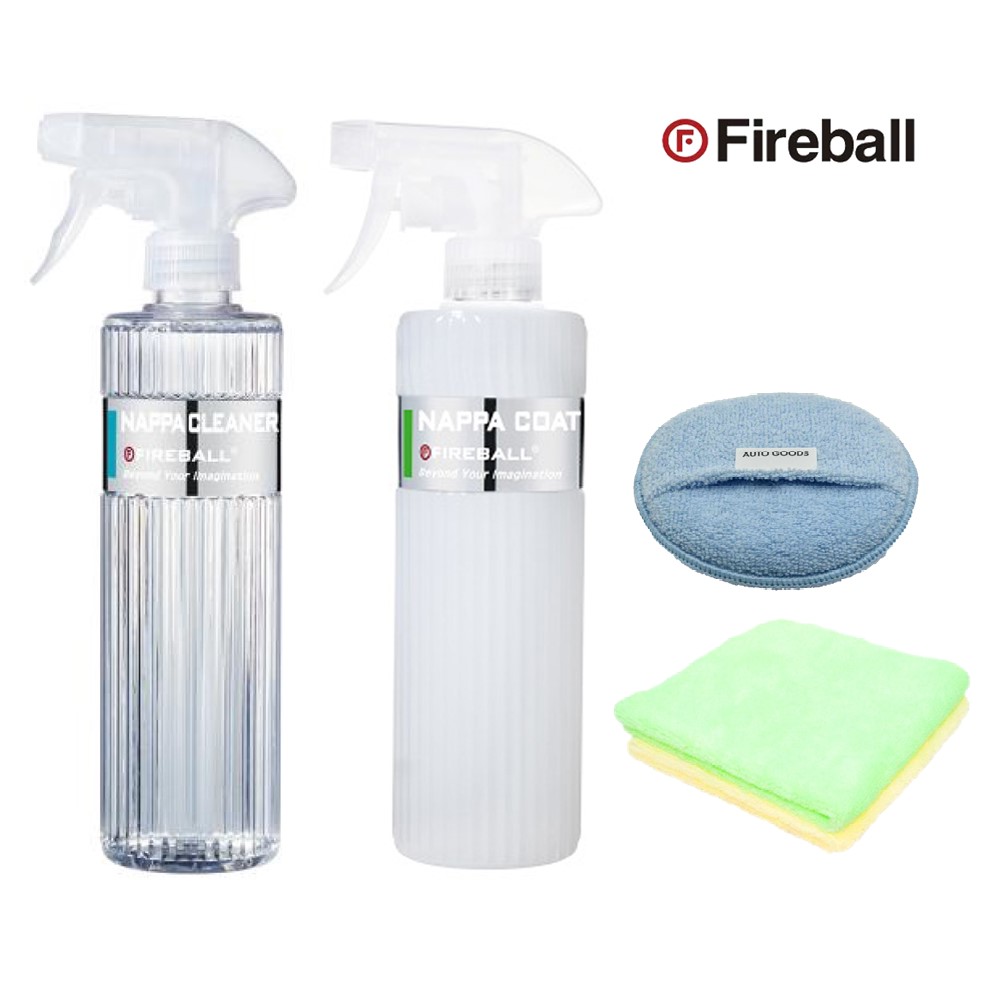 파이어볼 나파클리너 나파코트 세트 자동차 가죽 세정제 코팅제 관리제+타월 어플 30,000원