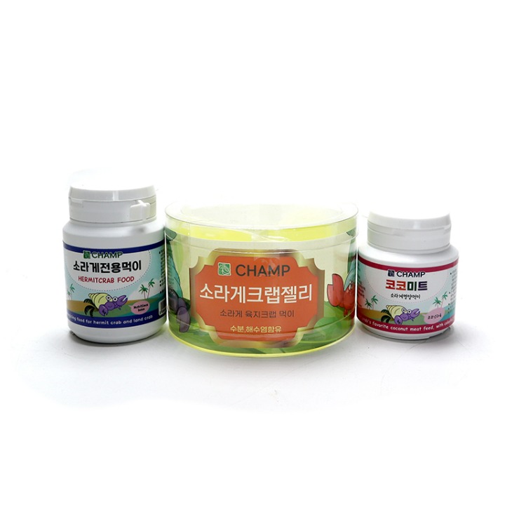 챔프 소라게젤리 + 전용먹이 + 코코미트 3종 세트 13,500원