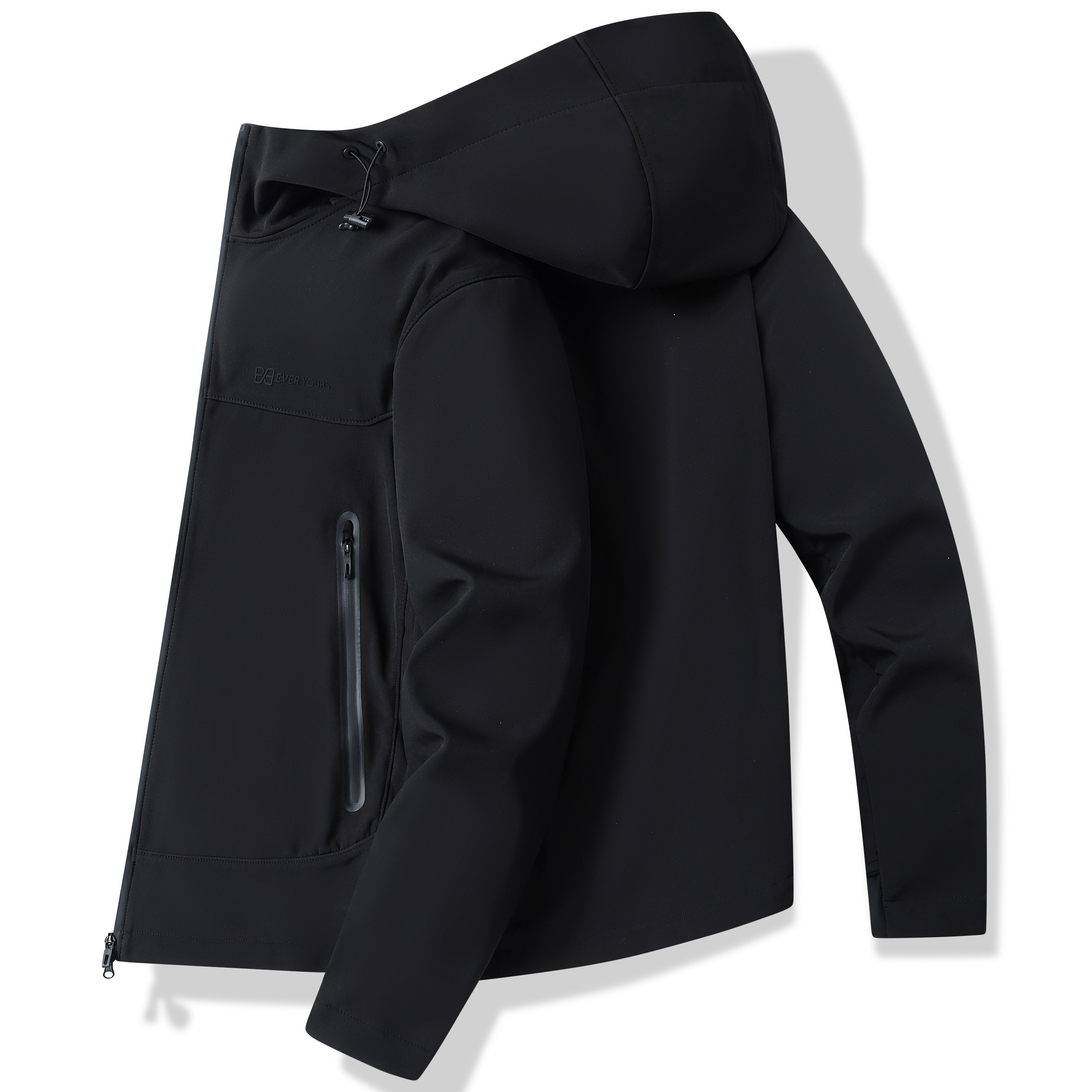 에버유어스 바람막이 남성 기모안감 하이넥 후드집업 자켓 원드브레이커 일상 아웃도어 등산복 29,700원