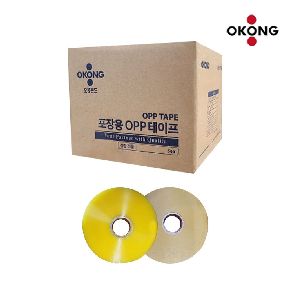 오공 기계용 자동 OPP 박스테이프 1000m 5롤 119,000원