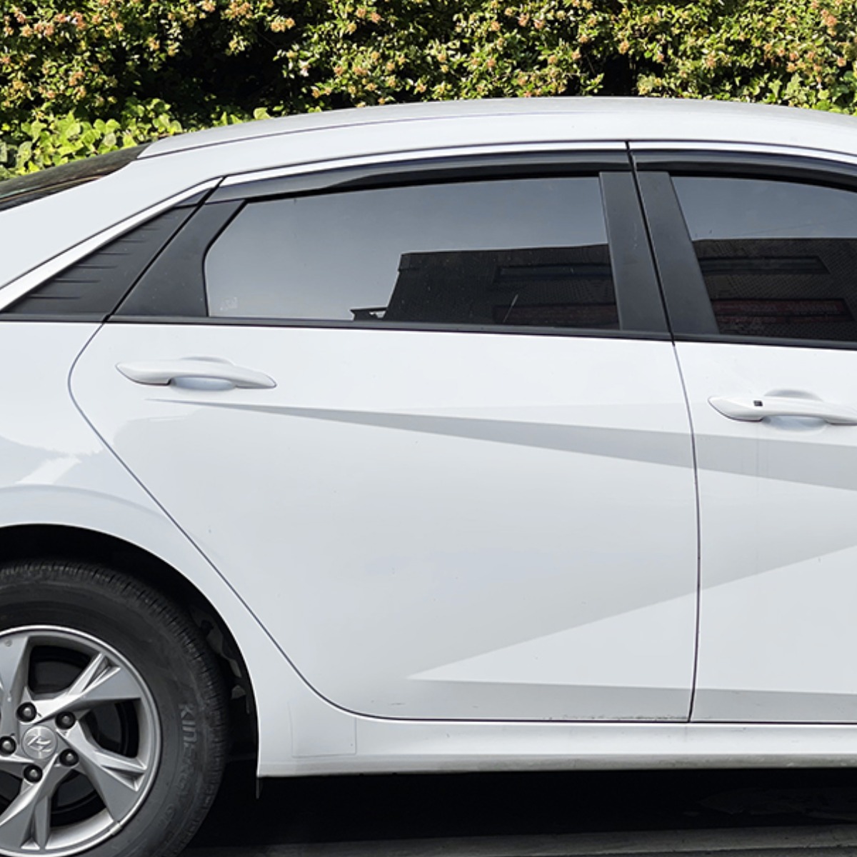 뭉구카 AC 아반떼 CN7 블랙 다이아몬드 도어바이져 자동차 햇빛가리개 썬바이저 차량 빗물받이 스모그바이저 선바이저 E454 6pcs 2020년~2022년, 블랙, 현대 아반떼 98,800원