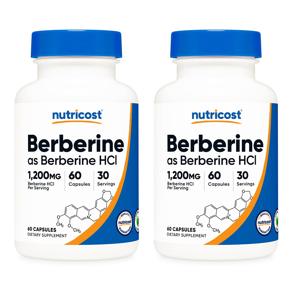 뉴트리코스트 베르베린 1200mg 60캡슐, 2병 51,030원