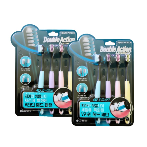 페리오 더블액션 잇몸케어 초극세모, 2세트 14,300원
