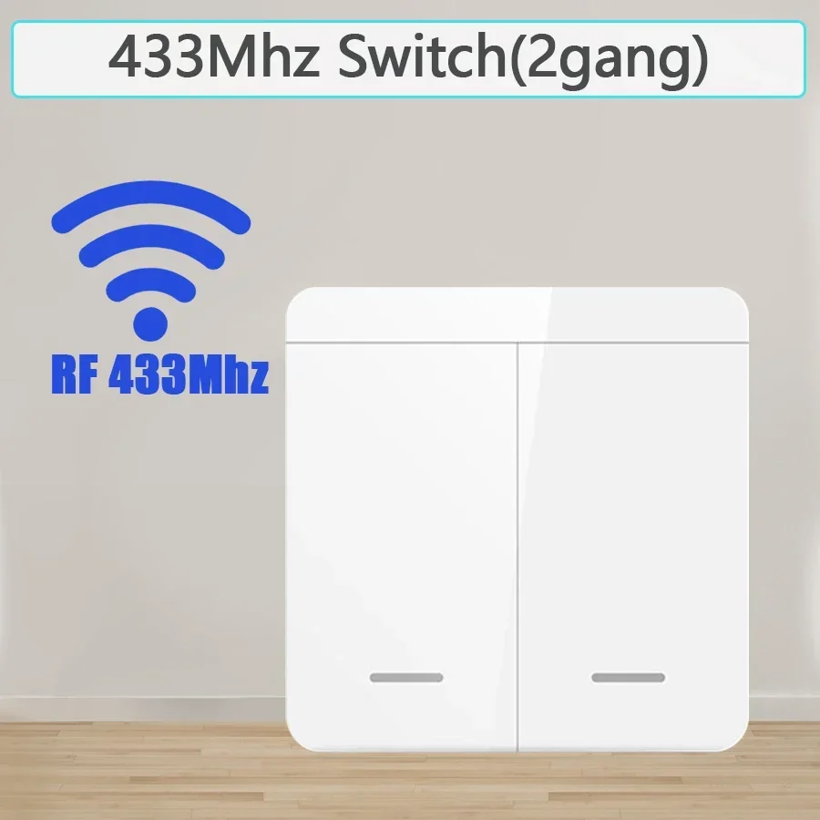 AI 스마트 원격 제어 스위치 무선 조명 벽 릴레이 수신기 RF 433Mhz 10A 110V 220V 1/2/3Gang 패널 LED 램프에 대 한 인터럽터 8,400원