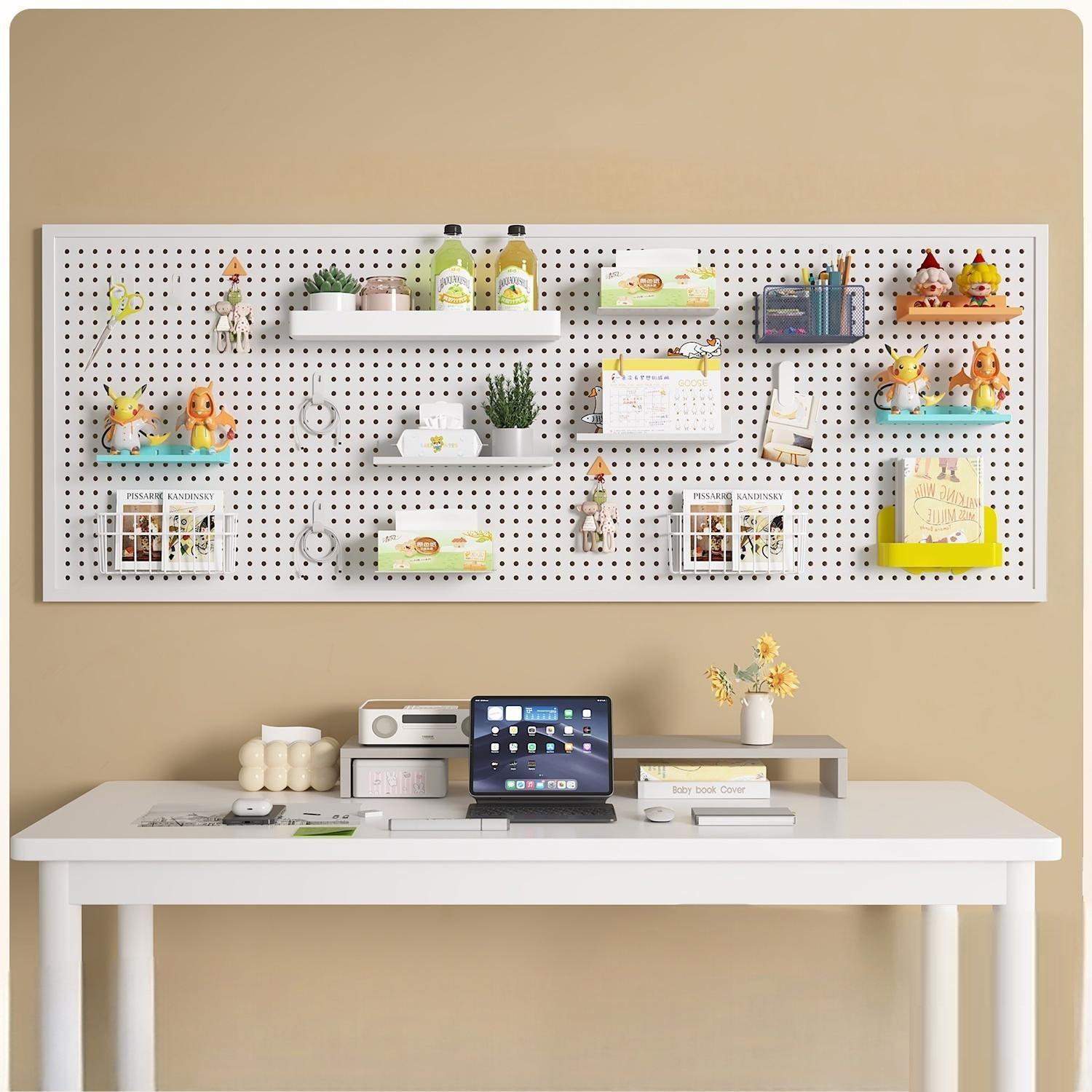 600 x 1500 mm  타공판 선반 철제 타공보드 원형 타공판보드 타공판진열대 페그보드 수납 20개후크 포함 67,600원