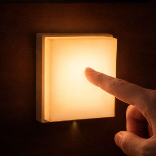 제하스 토글 자석 부착 LED 수면 무드등, 화이트 12,000원