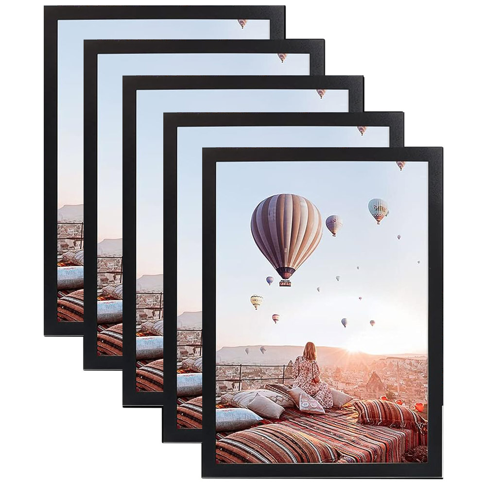 민크 무타공 접착식 자석액자 게시판 안내판 프레임, 5개, 블랙 18,600원