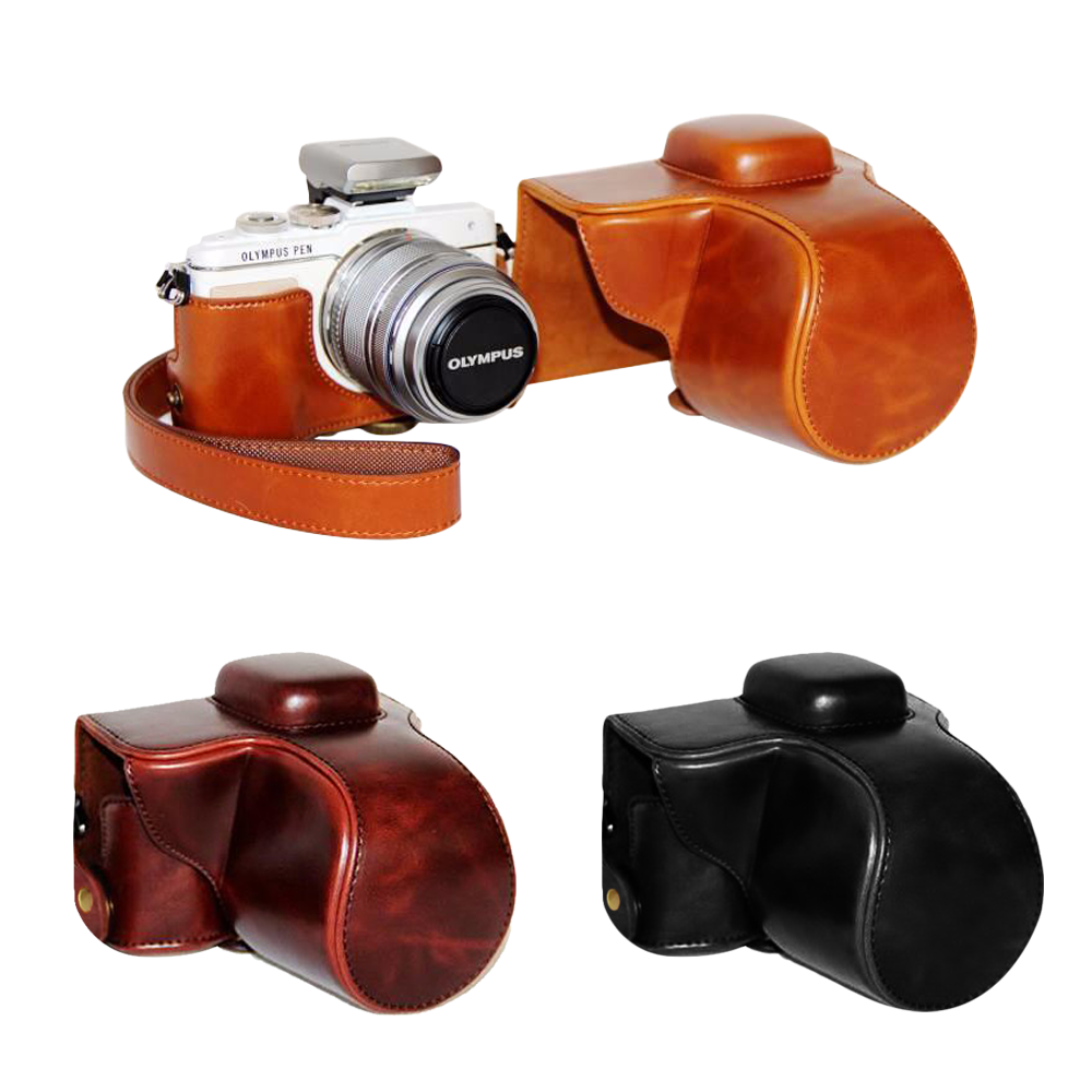 아이디스킨 올림푸스 PEN E-PL3 PU가죽케이스 카메라케이스 속사케이스, 1개, 올림푸스 PEN E-PL3 가죽케이스-카멜 14,900원